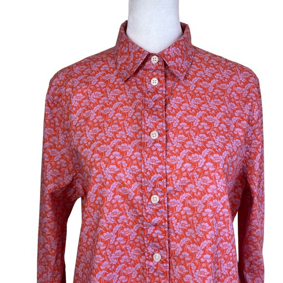 J. Crew Liberty Fabric Slim-Fit Button-down Shirt in Toutouayette Fabric Red - Picture 6 of 16